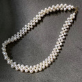 單一珍珠編織頸鍊