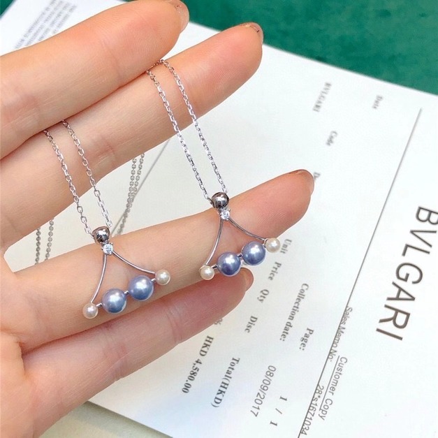 真多麻系列幾何項鍊-可選純銀和14K包金