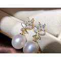 盛開小花珍珠耳環_2