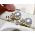 花兒珍珠耳環