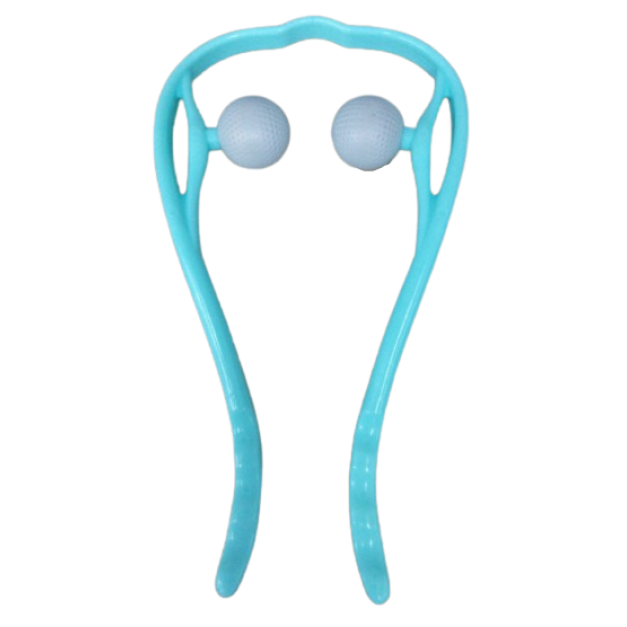頸椎按摩器-藍綠色