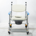 【均佳】鋁合金推手型可收合附輪洗澡便器椅JCS-208 廠商直送_3
