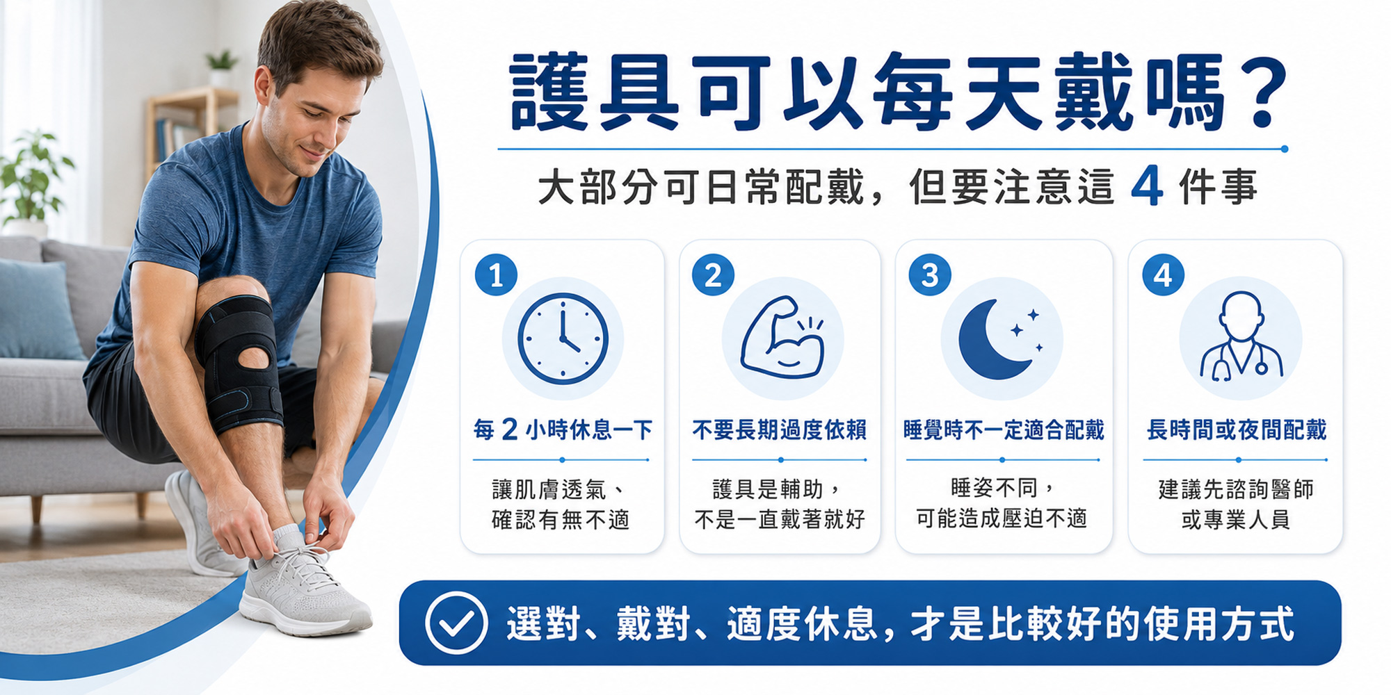 護具可以每天戴嗎？完整使用指南一次看