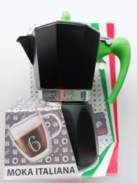 【GAT摩卡壺】義大利綠-鋁製 6杯