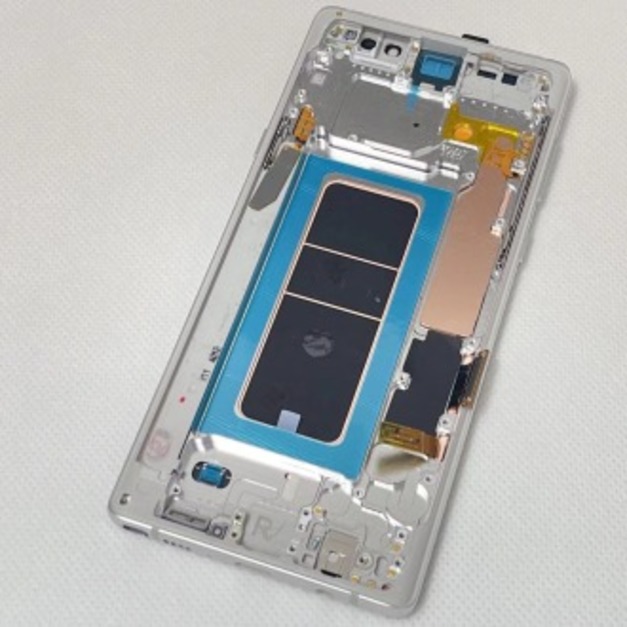 三星 Note 9 (N960F) 總成 (帶框) (白銀色) *换面