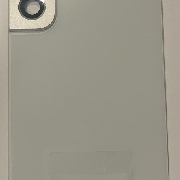 三星 S22 背蓋(皎月白)*帶鏡頭玻璃+鏡框