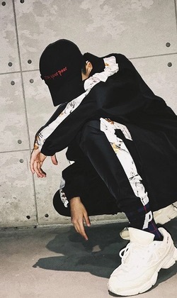 CODICE串標復古束腿褲男女休閒運動褲