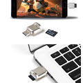 鋅合金type-c microSD/tf手機SD卡usb3.1多功能type-c otg SD卡(顏色隨機)(support 500GB SD card)　J-14722_2