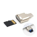 鋅合金type-c microSD/tf手機SD卡usb3.1多功能type-c otg SD卡(顏色隨機)(support 500GB SD card)　J-14722_4