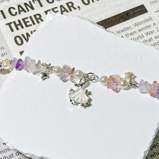 UZ原創 ✦ 海洋裡的紫晶・手鏈