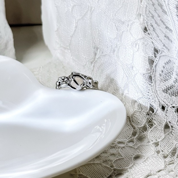 人造石不規則個性戒指