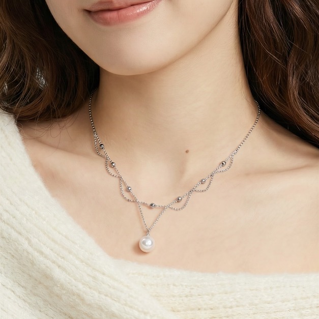 法式復古蕾絲感氣質項鍊