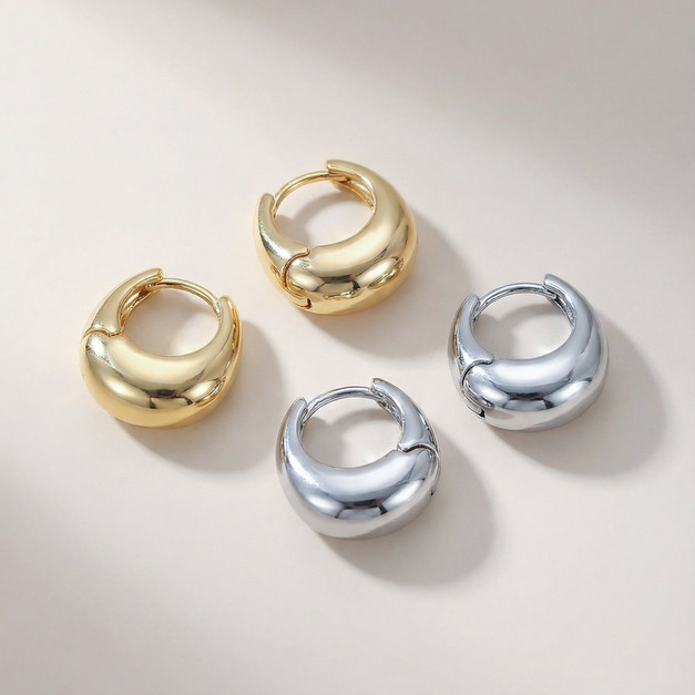 925銀針水滴型簡約耳環