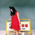 夏日新款小紅洋裝_2