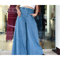 新款牛仔寬褲