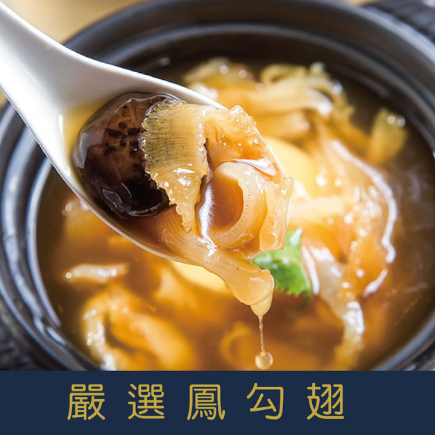 【就是愛海鮮】嚴選豪華魚翅組(鳳勾翅、金湯、中蟹管肉*1)[量大可配合批發/團購]