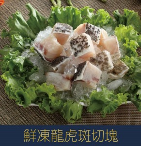 【就是愛海鮮】鮮凍龍虎斑切塊約900-1000g±10%[量大可配合批發/團購]