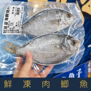 【就是愛海鮮】鮮凍肉鯽魚/肉魚 (2隻/包)200g&plusmn;10%[量大可配合批發/團購]