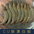 【就是愛海鮮】CU鮮凍白蝦(藍盒) 60/70 用心挑選最好的白蝦肉質鮮嫩 如缺貨出同規格不同包裝[量大可配合批發/團購]_1