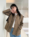 門市現貨 / trendy python cotton jacket (米白色)
