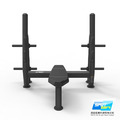 [商用] SPIRIT 商用重訓 自由重量 SP-4209 Olympic Flat Bench 奧林匹克 平躺式舉重椅_2