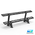 [商用] SPIRIT 商用重訓 自由重量 SP-4265 Two Tier Dumbbell Rack2層式啞鈴架(10對)_1