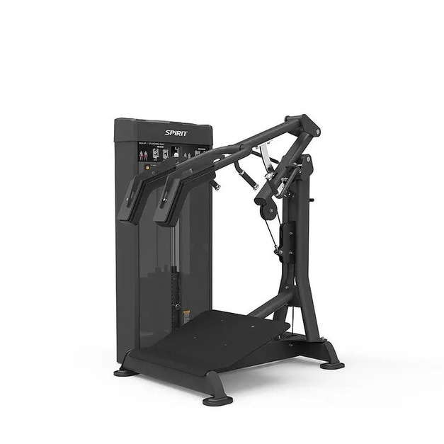 [商用] SPIRIT 單站式訓練機 商用重訓 SP-4330 Squat & Standing Calf 深蹲/站姿小腿雙功能訓練機