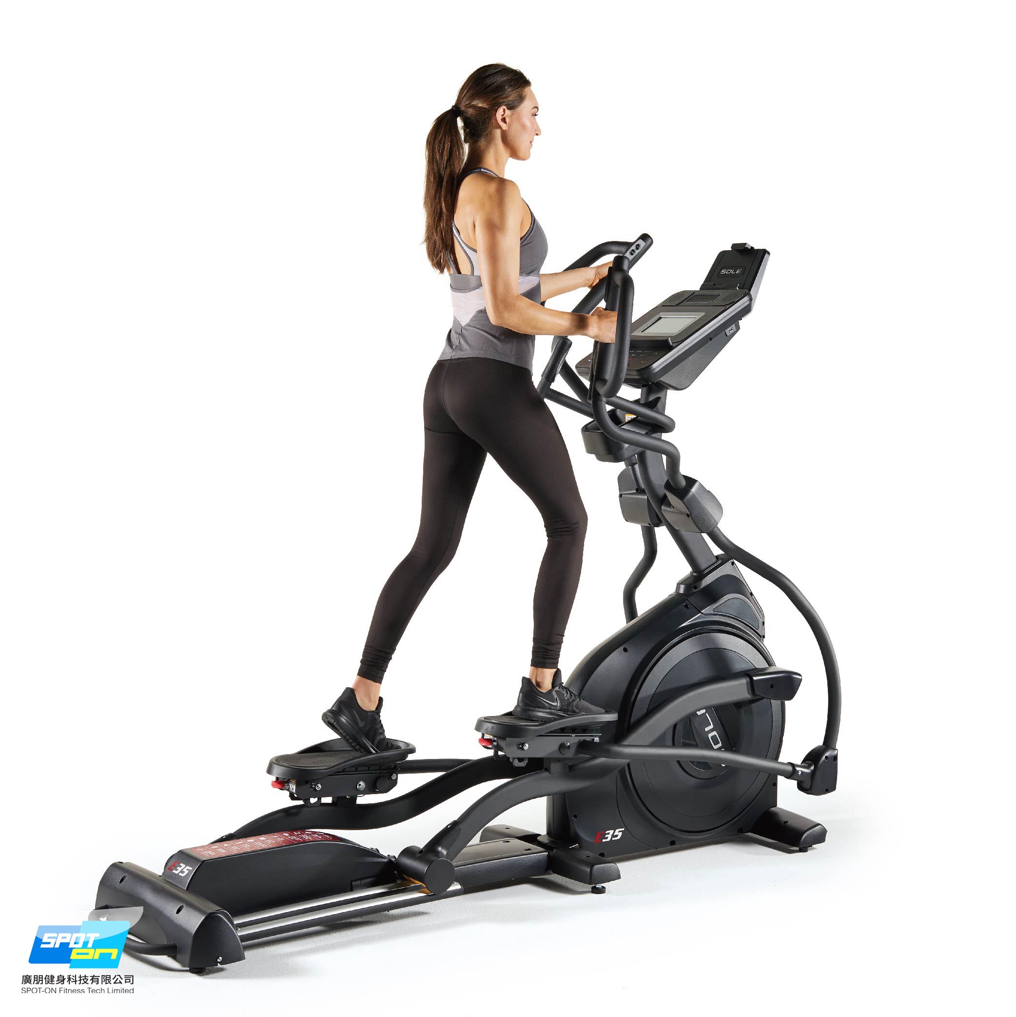 [家用|輕商用|商用|公設|HomeGym] SOLE(索爾) 家用健身 E35 橢圓機交叉訓練機 滑步機