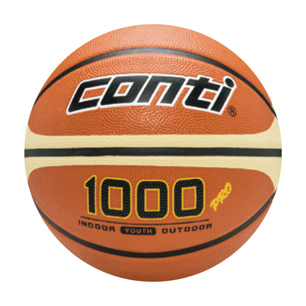 Conti｜1000專利16片深溝橡膠室外籃球｜#5號
