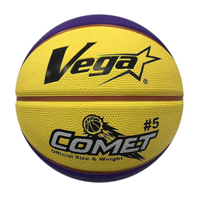 COMET橡膠籃球 / 黃/紫 / 5號(少年用)