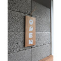 OPEN + CLOSED/常備手繪實木招牌_4