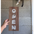 OPEN + CLOSED/常備手繪實木招牌_3
