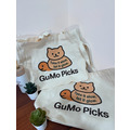 GuMo 龜貓｜ LoGo印花手提帆布袋_6