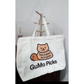 GuMo 龜貓｜ LoGo印花手提帆布袋_5