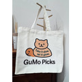GuMo 龜貓｜ LoGo印花手提帆布袋_3