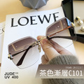 JUDE CO 鑽石切邊無邊框女用墨鏡 (附時尚眼鏡盒)_9