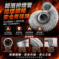 鋁箔排風管 鋁箔排氣管 排煙管 廚房抽油煙排風管 排風管 伸縮鋼絲軟管 抽油煙機 抽風機 抽風管 耐熱鋁箔管_2