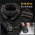 【僅售專用高壓管】 洗車機專用高壓管【內牙22mm/芯直徑15mm 】15米 10米 7米 高壓防爆管 壓力專用鋼絲管_4