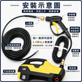 水老鼠 疏通管 管道高壓管 賣場內高壓洗車機專用水老鼠 套裝M22 1/4快接接頭 清潔排水管 水老鼠噴頭_4