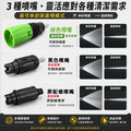 快接槍 高壓水槍 水槍噴頭 可調式 扇形噴頭 洗車機噴頭 清洗機用噴槍 進水外牙22芯15mm 快接噴嘴 1/4接口_1