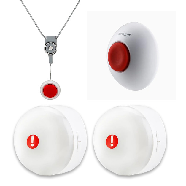 無線緊急呼救套組 | 老人看護呼叫器-擴充接收器/二對二