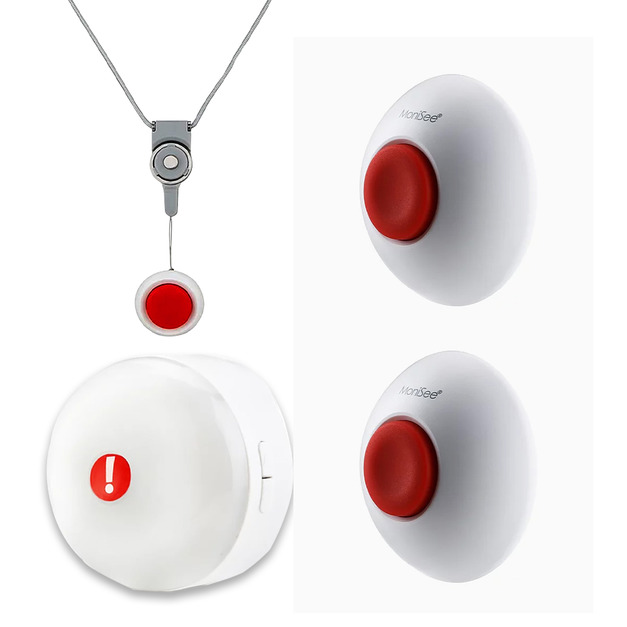 無線緊急呼救套組 | 老人看護呼叫器-擴充固定式發射器/三對一