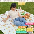 【Osun】加厚郊遊野餐墊防水墊鋪巾戶外便攜野炊地墊ins風200公分正方(多款任選/CE383G)_1