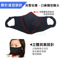 【Osun】一體成型防疫3D立體三層防水運動透氣布口罩台灣製造(兒童款/CE321)_1