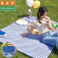 【Osun】加厚郊遊野餐墊防水墊鋪巾戶外便攜野炊地墊ins風200公分正方(多款任選/CE383G)_7