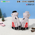 【Osun】冬季兒童滑雪手套加絨加厚防風防水保暖手套卡通觸屏手套 (多色任選/CE462-兒童滑雪)_12