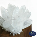 【德山珠寶】消磁淨化水晶天然白水晶簇附雞翅木座 (CE476)_1