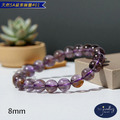 【德山珠寶】5A級8mm天然紫幽靈水晶造型手鍊(多款任選/CE476)