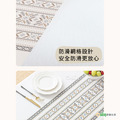【Osun】140*140cm長方形印花輕奢美化仿羊皮餐桌防水防油防燙免洗桌布加厚桌巾(PU/CE494)_7