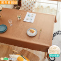 【Osun】150*90cm長方形書桌餐桌歐式防水防油防燙免洗桌布加厚餐桌巾(加厚PU/CE422)_10